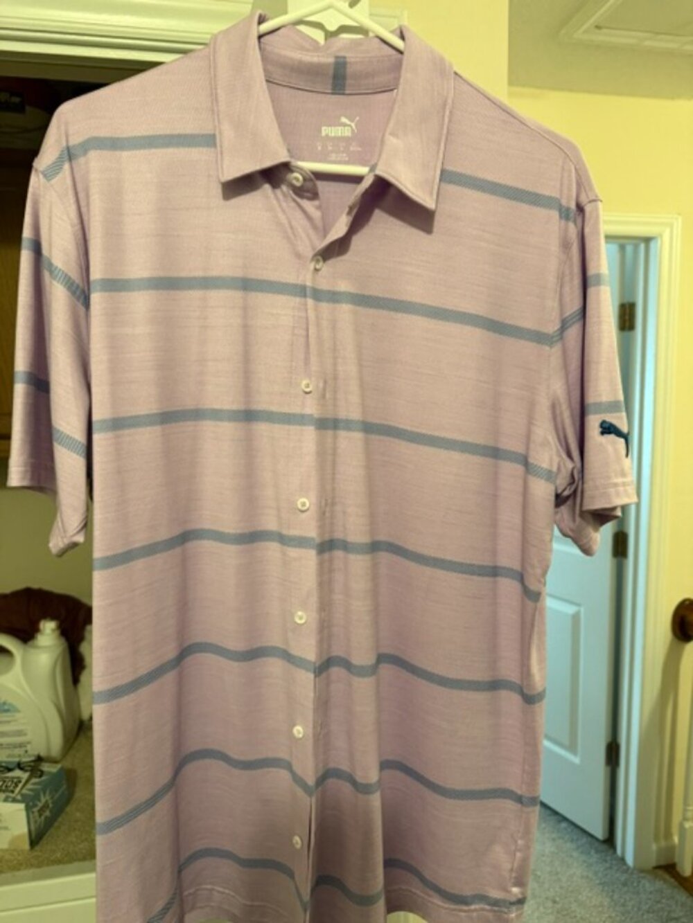 Puma Cloud button golf shirt